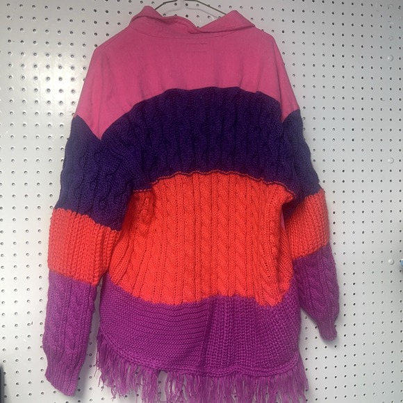 Vintage Umgee Quilted Jacket Womens Large Pink Multi-colored Jacket‎ - Picture 9 of 9